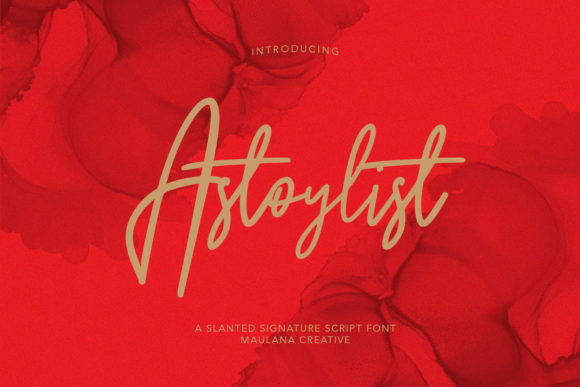 Astoylist: A Handwritten Font for Modern Branding