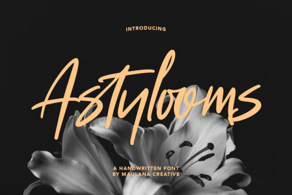 Astylooms Font: Elevating Web Design with Handwritten Charm
