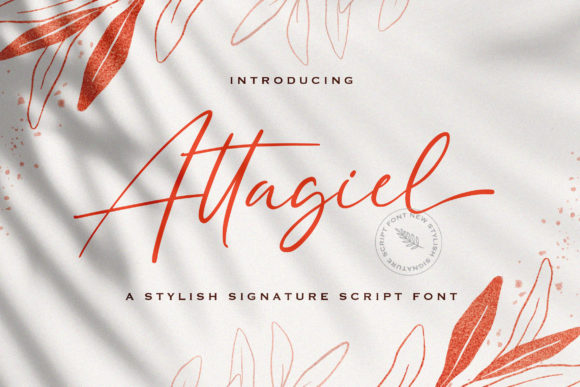 Attagiel: The Elegant Handwritten Font for Crafters
