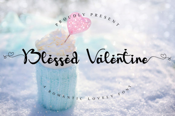 Blessed Valentine: A Refined Handwritten Font for Editorial Design