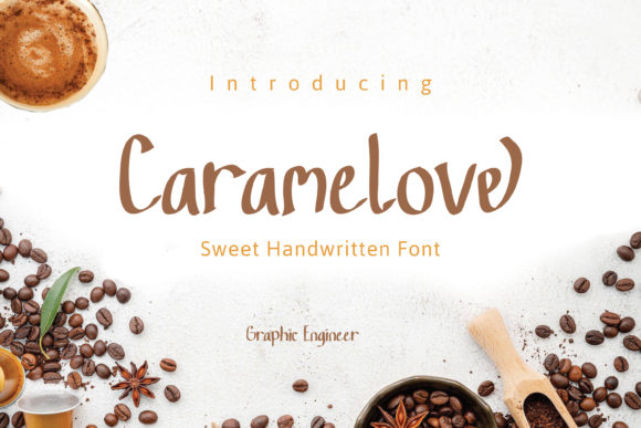 Caramelove: A Warm Handwritten Font for Makers