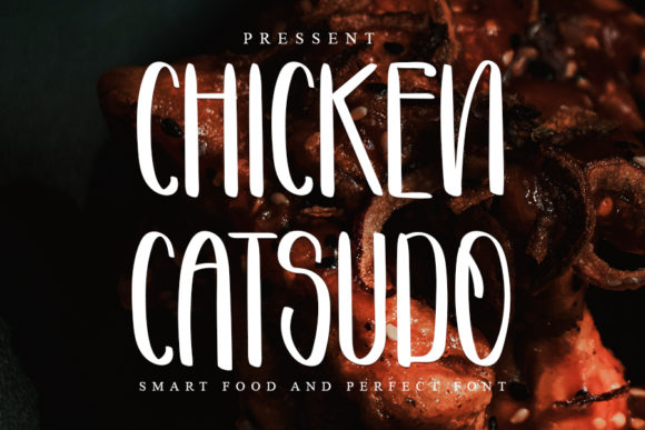 Chicken Catsudo: A Playful Handwritten Font for Branding