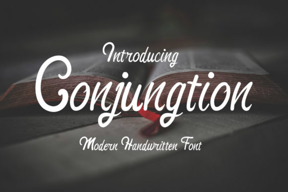 Conjungtion: The Handwritten Font for Modern Brands