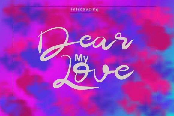 Dear My Love: A Handwritten Font for Digital Brands