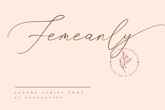 Femeanly: A Handwritten Font for Editorial Grace