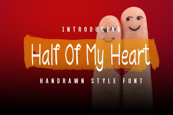 Half of My Heart Font Review for Web Designers