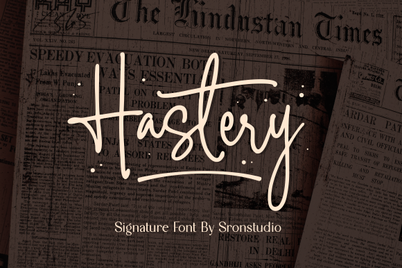 Hastery: The Script Font That Elevates Digital Branding