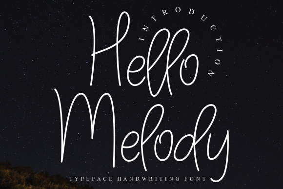Hello Melody: A Delicate Script Font for Web Design
