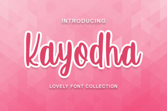 Kayodha: A Handwritten Font for Modern Brands
