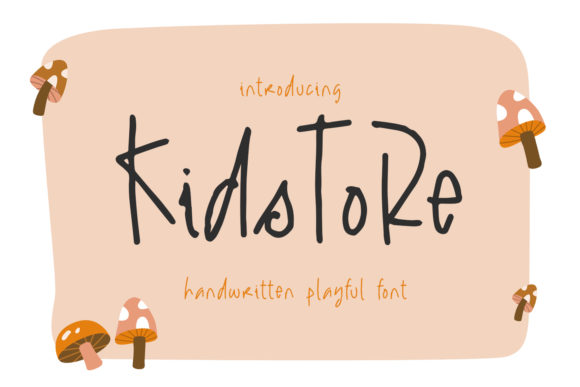 Kidstore: A Handwritten Font for Makers