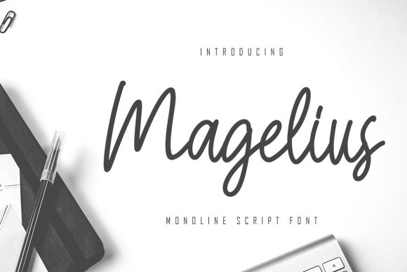 Magelius: A Handwritten Font for Modern Web Design