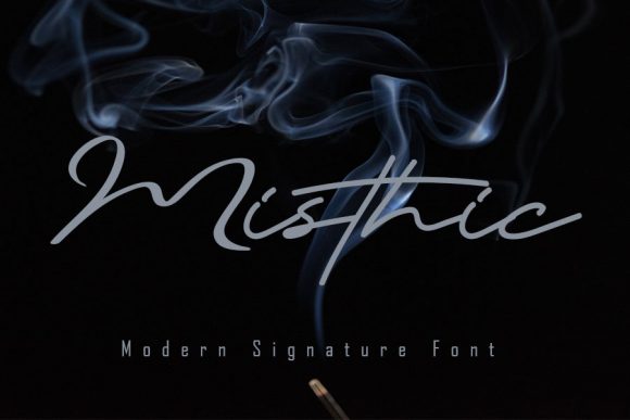 Misthic: The Modern Script Font for Bold Branding