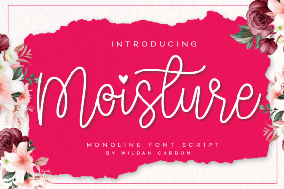 Moisture Font: A Designer’s Take on Luxury Script