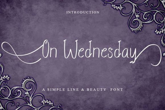 On Wednesday: A Handwritten Font for Editorial Design