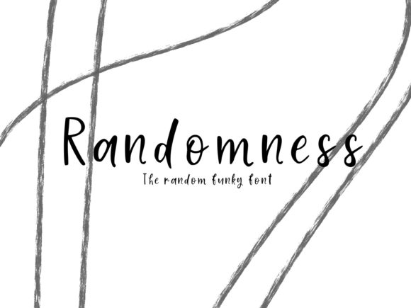Randomness: A Handwritten Font for Bold Marketing