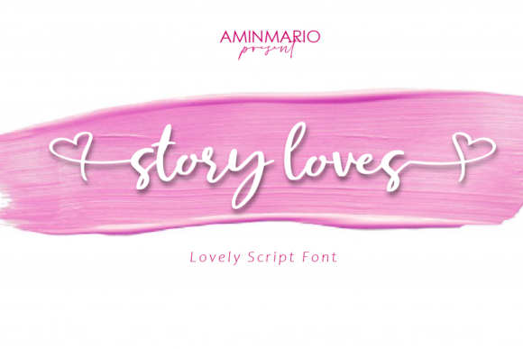 Story Loves: A Handwritten Font for Warm Branding
