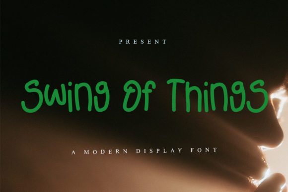 Swing of Things: A Playful Typeface for Web Design