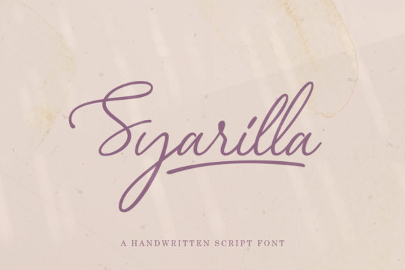 Syarilla: A Handwritten Font for Editorial Design