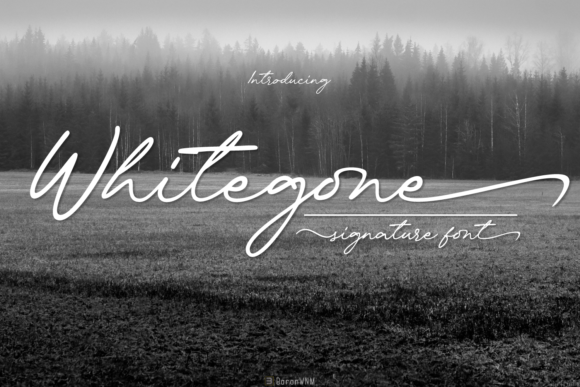 Whitegone: A Timeless Handwritten Font for Editorial Design